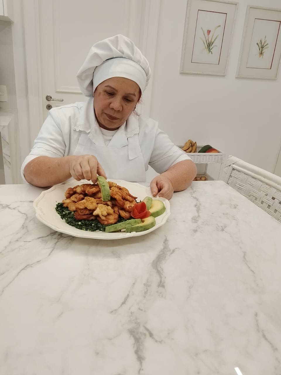 Retrato da culinarista Ray das Cozinhas